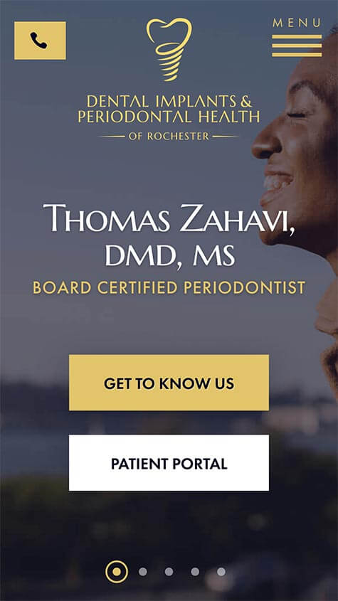 Dental Implants & Periodontal Health Mobile Website Rochester NY