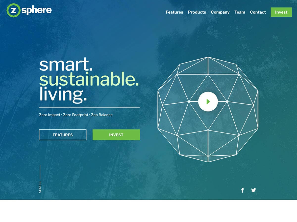 ZSphere Website Design